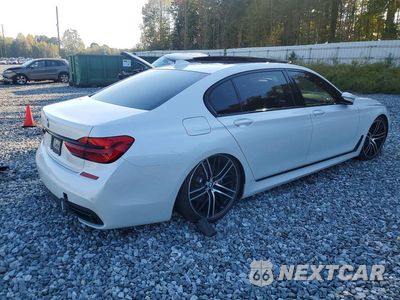 Trzecie zdjęcie samochodu z tyłu: 2019 BMW 740 I VIN:WBA7E2C52KB454855 - miniatura