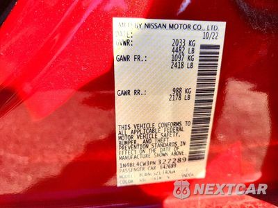Zdjęcie 13 z 13 samochodu: 2023 NISSAN ALTIMA SR VIN:1N4BL4CW3PN327289 - miniatura