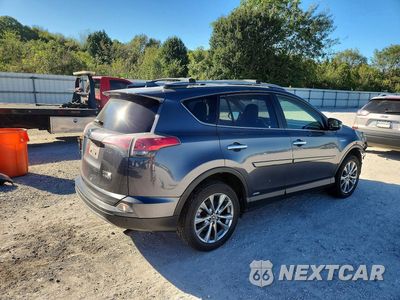 Trzecie zdjęcie samochodu z tyłu: 2018 TOYOTA RAV4 HV LIMITED VIN:JTMDJREV9JD233361 - miniatura