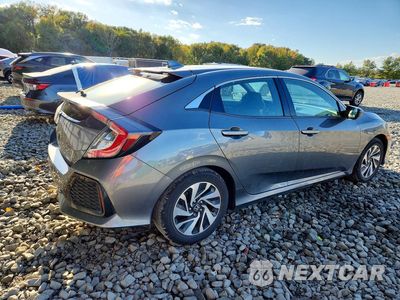 Trzecie zdjęcie samochodu z tyłu: 2019 HONDA CIVIC LX VIN:SHHFK7H35KU420500 - miniatura