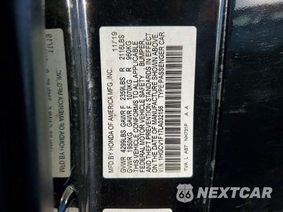 Zdjęcie 12 z 12 samochodu: 2020 HONDA ACCORD LX VIN:1HGCV1F17LA032156 - miniatura