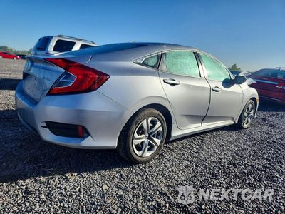 Trzecie zdjęcie samochodu z tyłu: 2018 HONDA CIVIC LX VIN:19XFC2F55JE033889 - miniatura