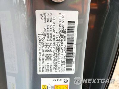 Zdjęcie 13 z 13 samochodu: 2026 HONDA CR-V SPORT VIN:5J6RS6H53TL019255 - miniatura