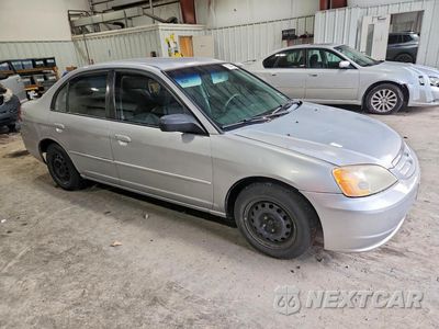 Czwarte zdjęcie samochodu z boku: 2003 HONDA CIVIC LX VIN:2HGES16593H594730 - miniatura