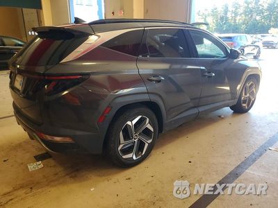 Trzecie zdjęcie samochodu z tyłu: 2023 HYUNDAI TUCSON LIMITED VIN:5NMJE3AE3PH202908 - miniatura