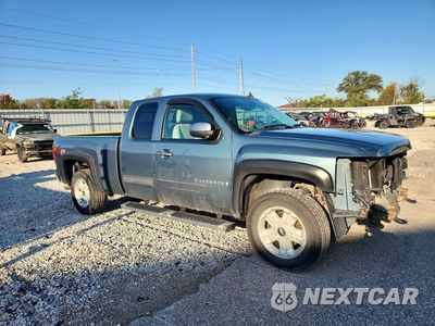 Czwarte zdjęcie samochodu z boku: 2009 CHEVROLET SILVERADO K1500 LTZ VIN:1GCEK39079Z223701 - miniatura