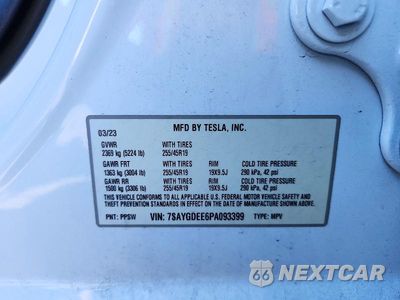 Zdjęcie 14 z 14 samochodu: 2023 TESLA MODEL Y VIN:7SAYGDEE6PA093399 - miniatura
