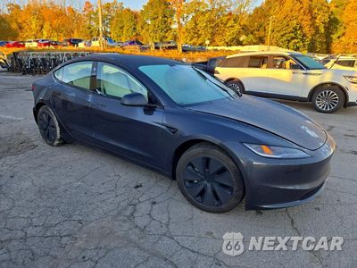 Czwarte zdjęcie samochodu z boku: 2024 TESLA MODEL 3 VIN:5YJ3E1EB4RF754676 - miniatura