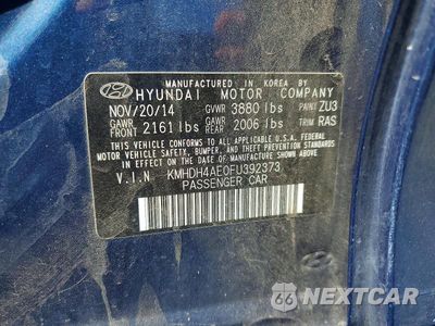 Zdjęcie 12 z 12 samochodu: 2015 HYUNDAI ELANTRA SE VIN:KMHDH4AE0FU392373 - miniatura