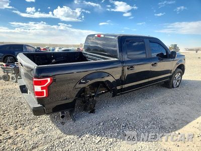 Trzecie zdjęcie samochodu z tyłu: 2018 FORD F150 SUPERCREW VIN:1FTEW1EP5JKD33848 - miniatura