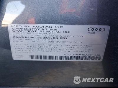 Zdjęcie 13 z 13 samochodu: 2013 AUDI Q5 PREMIUM PLUS VIN:WA1LFAFP4DA021448 - miniatura