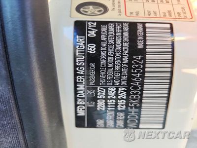 Zdjęcie 12 z 12 samochodu: 2012 MERCEDES-BENZ E 350 VIN:WDDHF5KB3CA645324 - miniatura