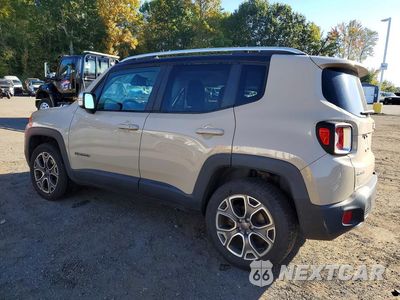 Drugie zdjęcie samochodu z przodu: 2016 JEEP RENEGADE LIMITED VIN:ZACCJBDT8GPD10458 - miniatura