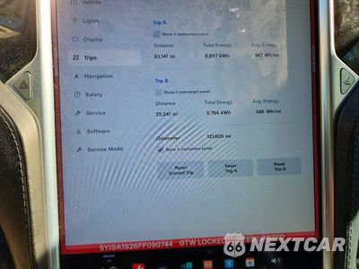 Zdjęcie 9 z 12 samochodu: 2015 TESLA MODEL S 70D VIN:5YJSA1S26FF090744 - miniatura
