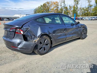 Trzecie zdjęcie samochodu z tyłu: 2021 TESLA MODEL 3 VIN:5YJ3E1EB4MF862000 - miniatura