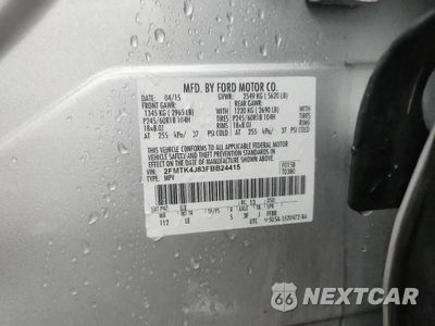 Zdjęcie 13 z 13 samochodu: 2015 FORD EDGE SEL VIN:2FMTK4J83FBB24415 - miniatura