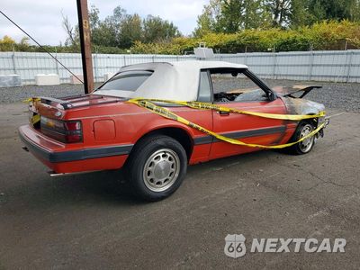 Trzecie zdjęcie samochodu z tyłu: 1986 FORD MUSTANG LX VIN:1FABP27M1GF201931 - miniatura