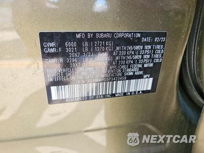 Zdjęcie 13 z 13 samochodu: 2023 SUBARU ASCENT TOURING VIN:4S4WMARD5P3423459 - miniatura