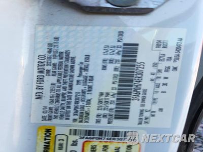 Zdjęcie 12 z 12 samochodu: 2014 FORD FUSION SE VIN:3FA6P0H74ER307255 - miniatura