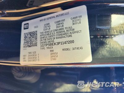 Zdjęcie 12 z 12 samochodu: 2023 GMC CANYON VIN:1GTP5BEK3P1147200 - miniatura