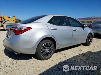 Trzecie zdjęcie samochodu z tyłu: 2014 TOYOTA COROLLA S PLUS VIN:5YFBURHE5EP133612 - miniatura
