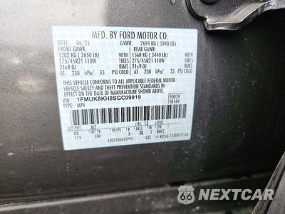 Zdjęcie 12 z 12 samochodu: 2025 FORD EXPLORER ST-LINE VIN:1FMUK8KH8SGC09019 - miniatura