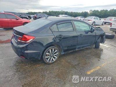 Trzecie zdjęcie samochodu z tyłu: 2014 HONDA CIVIC EXL VIN:2HGFB2F94EH522074 - miniatura