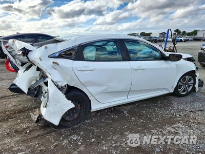 Trzecie zdjęcie samochodu z tyłu: 2018 HONDA CIVIC LX VIN:19XFC2F50JE203799 - miniatura