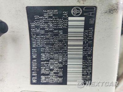 Zdjęcie 12 z 12 samochodu: 2010 TOYOTA COROLLA S VIN:2T1BU4EE9AC415303 - miniatura