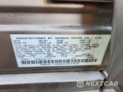 Zdjęcie 13 z 13 samochodu: 2002 NISSAN ALTIMA 2.5 VIN:1N4AL11D22C291935 - miniatura