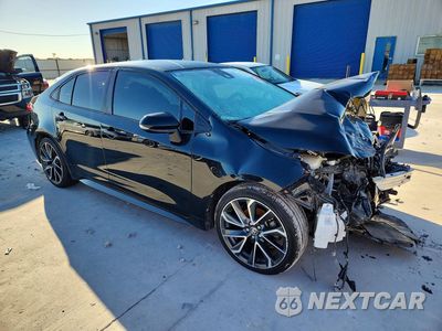 Czwarte zdjęcie samochodu z boku: 2020 TOYOTA COROLLA SE VIN:JTDS4RCE2LJ009211 - miniatura