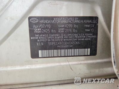 Zdjęcie 13 z 13 samochodu: 2011 HYUNDAI SONATA LIMITED VIN:5NPEC4AC0BH048066 - miniatura