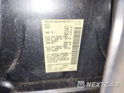 Zdjęcie 12 z 12 samochodu: 2019 NISSAN TITAN SV VIN:1N6AA1EJ4KN527695 - miniatura