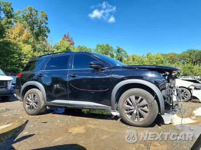 Czwarte zdjęcie samochodu z boku: 2022 NISSAN PATHFINDER SV VIN:5N1DR3BC2NC216787 - miniatura
