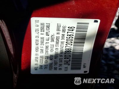 Zdjęcie 13 z 13 samochodu: 2002 HONDA CR-V EX VIN:JHLRD78872C056746 - miniatura