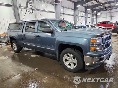 Czwarte zdjęcie samochodu z boku: 2014 CHEVROLET SILVERADO K1500 LT VIN:3GCUKREC6EG110671 - miniatura