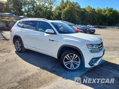 Czwarte zdjęcie samochodu z boku: 2019 VOLKSWAGEN ATLAS SEL VIN:1V2RR2CA1KC510502 - miniatura