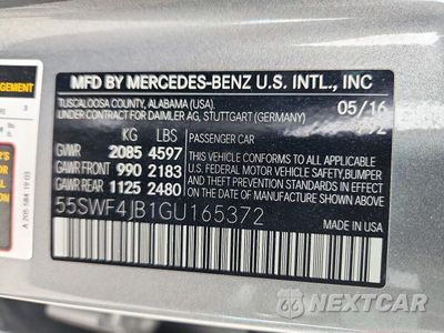 Zdjęcie 12 z 12 samochodu: 2016 MERCEDES-BENZ C 300 VIN:55SWF4JB1GU165372 - miniatura