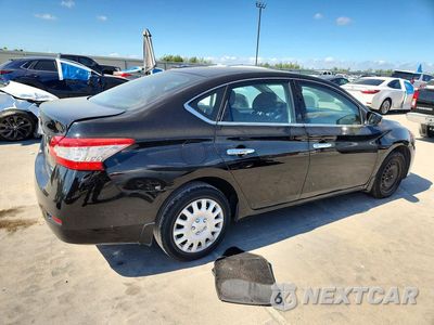 Trzecie zdjęcie samochodu z tyłu: 2014 NISSAN SENTRA S VIN:3N1AB7AP5EY282526 - miniatura