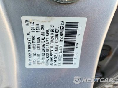 Zdjęcie 12 z 12 samochodu: 2014 HONDA ACCORD EX VIN:1HGCR2F76EA289147 - miniatura