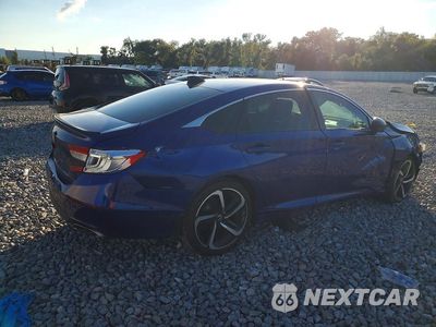 Trzecie zdjęcie samochodu z tyłu: 2022 HONDA ACCORD SPORT SE VIN:1HGCV1F40NA022565 - miniatura