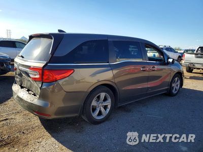 Trzecie zdjęcie samochodu z tyłu: 2018 HONDA ODYSSEY EX VIN:5FNRL6H56JB092171 - miniatura