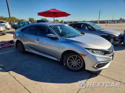 Czwarte zdjęcie samochodu z boku: 2020 HONDA CIVIC LX VIN:19XFC2F69LE012863 - miniatura