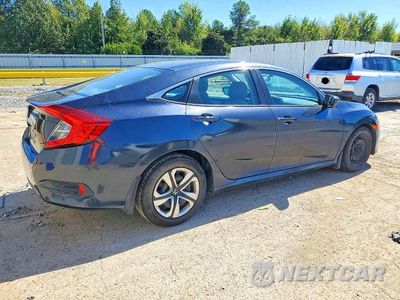Trzecie zdjęcie samochodu z tyłu: 2017 HONDA CIVIC LX VIN:19XFC2F57HE219301 - miniatura