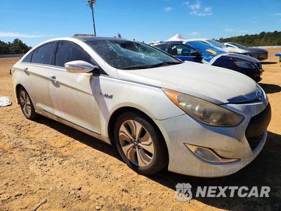 Czwarte zdjęcie samochodu z boku: 2013 HYUNDAI SONATA HYBRID VIN:KMHEC4A46DA082379 - miniatura