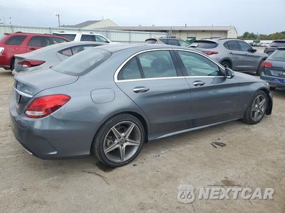 Trzecie zdjęcie samochodu z tyłu: 2017 MERCEDES-BENZ C 300 4MATIC VIN:55SWF4KB6HU219913 - miniatura
