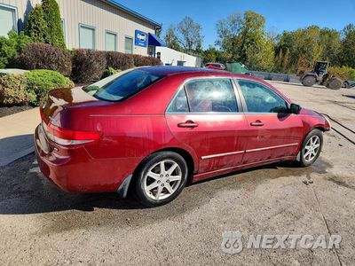 Trzecie zdjęcie samochodu z tyłu: 2003 HONDA ACCORD EX VIN:1HGCM665X3A029125 - miniatura