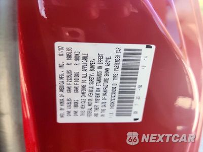 Zdjęcie 12 z 12 samochodu: 2007 HONDA ACCORD EX VIN:1HGCM72747A009410 - miniatura