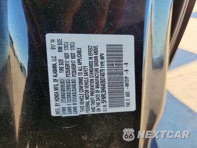 Zdjęcie 13 z 13 samochodu: 2014 HONDA ODYSSEY EXL VIN:5FNRL5H64EB074079 - miniatura