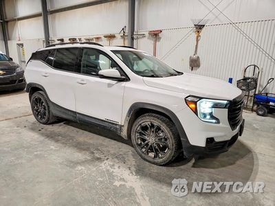 Czwarte zdjęcie samochodu z boku: 2022 GMC TERRAIN SLT VIN:3GKALVEV3NL267631 - miniatura